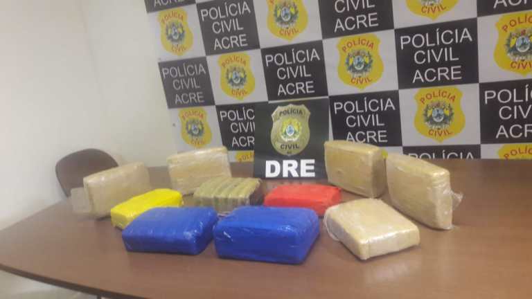 PROCURADO PELA JUSTIÇA DE RONDÔNIA É PRESO EM HOTEL DE RIO BRANCO COM 10KG DE ENTORPECENTES - News Rondônia