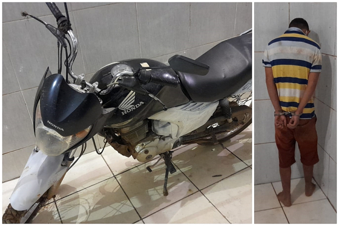 Suspeito é preso com moto roubada após perseguição no bairro Planalto - News Rondônia