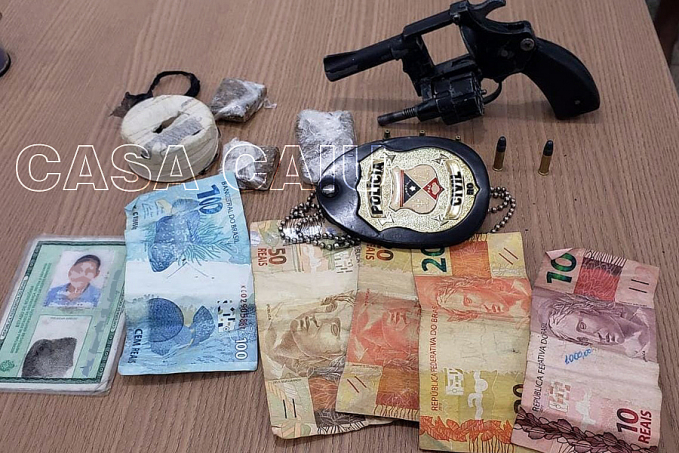 BECO DO AMOR - Polícia Civil prende suspeito com drogas e revólver - News Rondônia