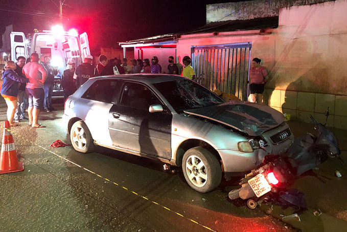 COLISÃO VIOLENTA - Mulheres ficam gravemente feridos após serem atingidas por carro - News Rondônia