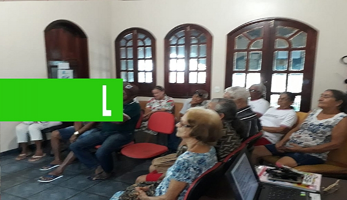 CRAS ELIZABETH PARANHOS REALIZA PALESTRA PARA GRUPO DE IDOSOS - News Rondônia
