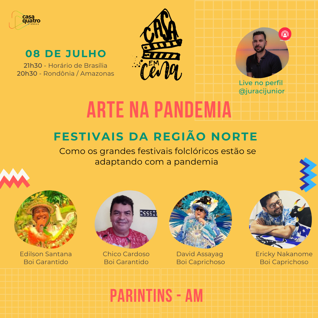 Festival folclórico de Parintins abre nova temporada de lives do projeto "casa em cena" - News Rondônia