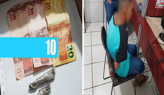 POLÍCIA ENCONTRA DROGA COM JOVEM APÓS RECEBER DENÚNCIAS - News Rondônia