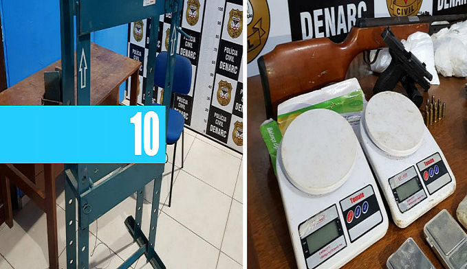 DENARC PRENDE DUPLA COM DROGAS E ARMAS NA ZONA NORTE DE PORTO VELHO - News Rondônia