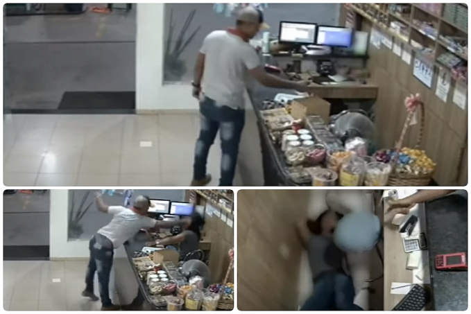 Homem que agrediu caixa de posto de combustíveis é procurado pela Polícia; crime foi em Cacoal - News Rondônia