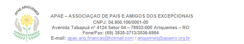 Edital de convocação de Assembleia Geral Extraordinária para alteração do estatuto da Associação de Pais e Amigos dos Excepcionais de Ariquemes-RO - News Rondônia