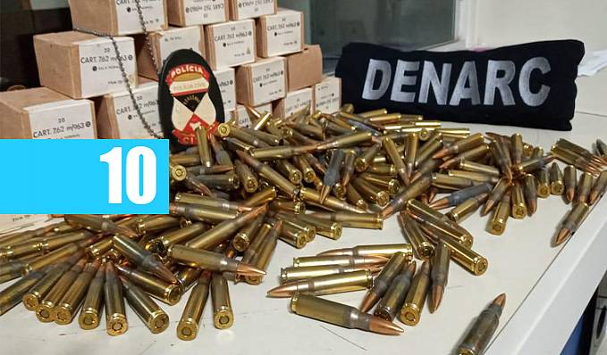 OPERAÇÃO HÓRUS: DENARC intercepta carregamento internacional e apreende centenas de munições para fuzil 762 - News Rondônia