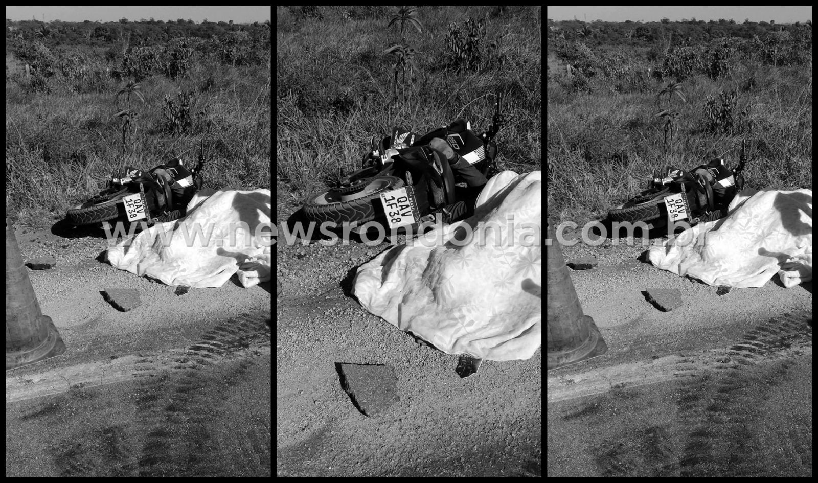 TRAGÉDIA NA BR-364 - Professor e filha morrem atropelados por carreta - News Rondônia