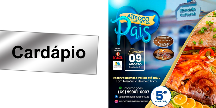 GASTRONOMIA - Café e almoço especial no dia dos pais no Mercado Cultural - News Rondônia