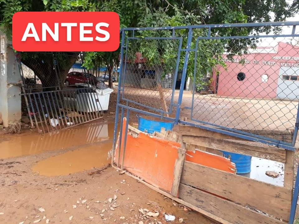 MELHORIAS: APÓS INTERVENÇÃO DE ADA DANTAS, SEMOB FECHA CRATERA EM FRENTE À UNIDADE DE SAÚDE NO BAIRRO SOCIALISTA - News Rondônia