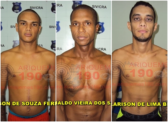 ARIQUEMES: Através de denúncia PRF recaptura na BR-364 três foragidos do Presídio CRA - News Rondônia