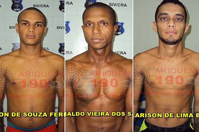 ARIQUEMES: Através de denúncia PRF recaptura na BR-364 três foragidos do Presídio CRA - News Rondônia