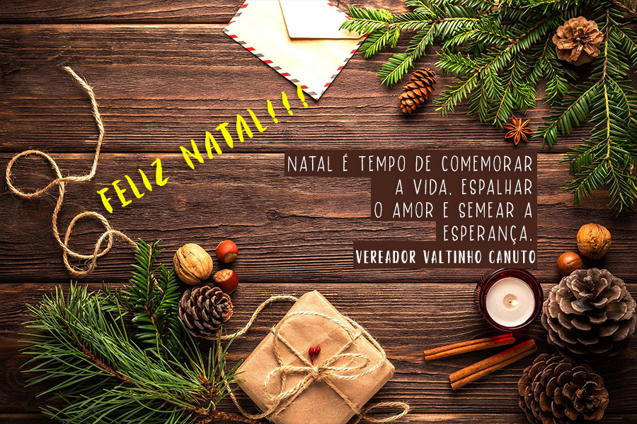 Feliz Natal: Vereador Valtinho Canuto - News Rondônia