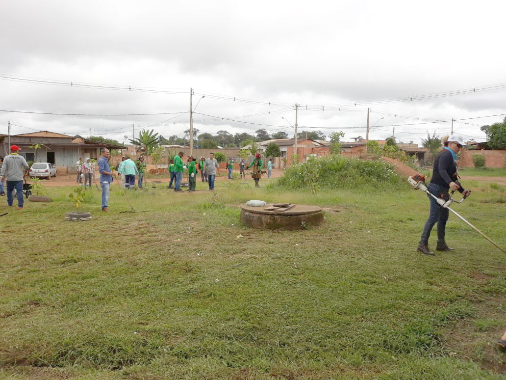 MUTIRÃO AMBIENTAL REALIZA LIMPEZA NO BAIRRO PLANALTO II - News Rondônia