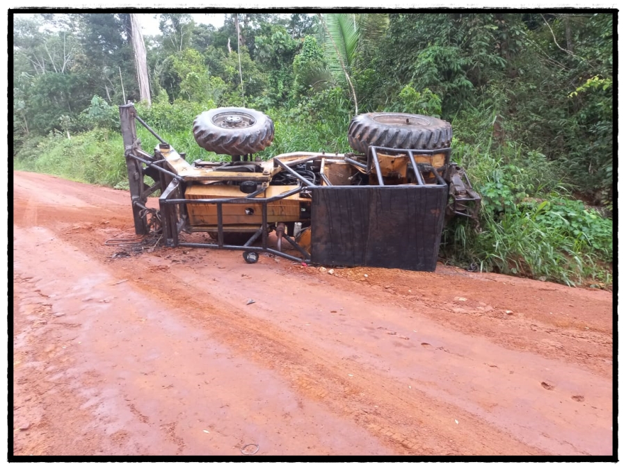 Invasores estariam impedindo o DER de reconstruir a ponte destruída na Estrada Parque - News Rondônia