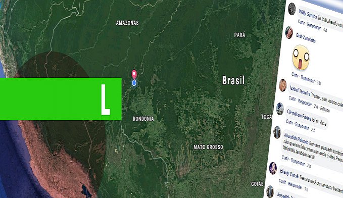 TREMOR OCORRIDO NO PERU É SENTIDO EM PORTO VELHO - News Rondônia