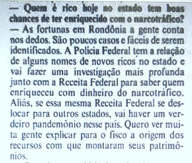 HISTÓRIA DE RONDÔNIA: OSWALDO PIANA, O 'FILHO DA TERRA' NO PODER, FEZ O PRIMEIRO LINHÃO ENERGÉTICO - News Rondônia