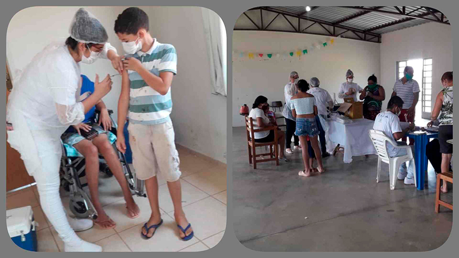 INFLUENZA: Mais de 300 moradores do Cristal da Calama são vacinados contra a gripe - News Rondônia