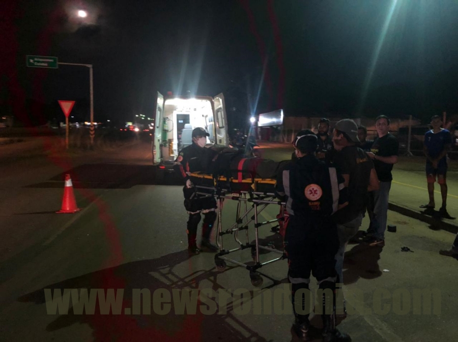Ciclista fica em estado grave ao ser atropelado quando cruzava a BR-364 - News Rondônia