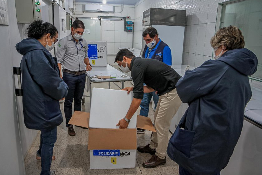 Rondônia recebe as primeiras doses de vacinas contra covid-19 destinadas para imunizar crianças - News Rondônia