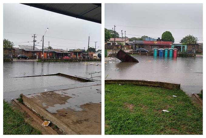 Imagens que falam por si: Cai n'água - Porto Velho - News Rondônia