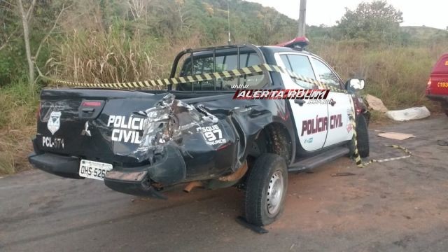 VIATURA DA POLÍCIA CIVIL SE ENVOLVE EM ACIDENTE COM VÍTIMA FATAL NO INTERIOR DE RONDÔNIA - FOTOS - News Rondônia