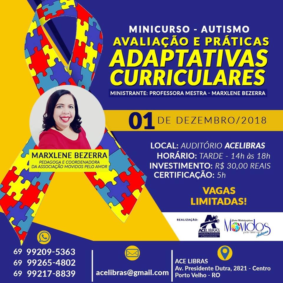 CAPACITAÇÃO DE QUALIDADE É NA ACELIBRAS, GRANDE OPORTUNIDADE NA ÁREA DE AUTISMO - News Rondônia