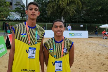 ATLETA DO VÔLEI DE PRAIA RONDONIENSE DESPERTA INTERESSE DE OLHEIRO DURANTE OS JOGOS ESCOLARES EM BLUMENAU - News Rondônia