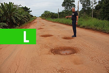 DEPUTADO ADELINO FOLLADOR CONSTATA MÁ CONSERVAÇÃO DA RO 257 - News Rondônia