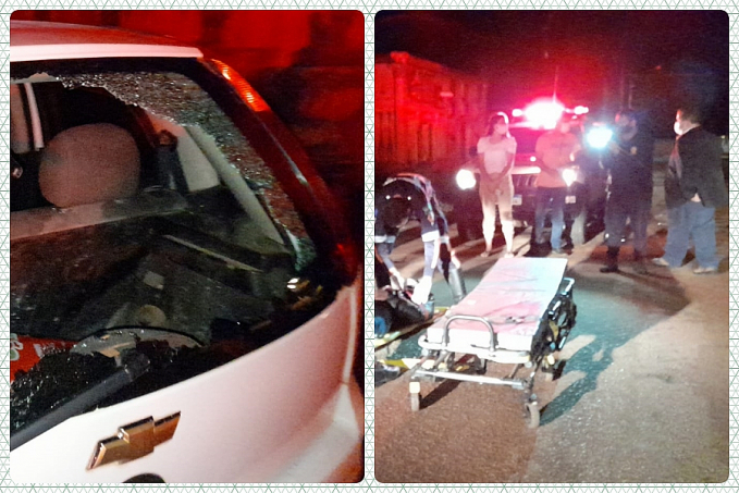 LESÃO: Motoboy é socorrido após acidente com carro no Socialista - News Rondônia