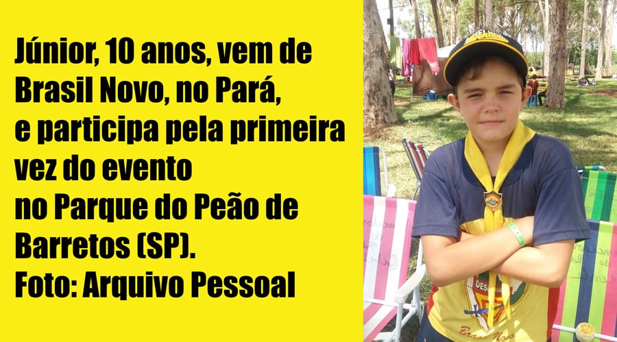 JOVEM DE JI-PARANÁ DEIXA TRABALHO PARA ACAMPAR COM 100 MIL ADVENTISTAS NO PARQUE DO PEÃO DE BARRETOS, SP - News Rondônia