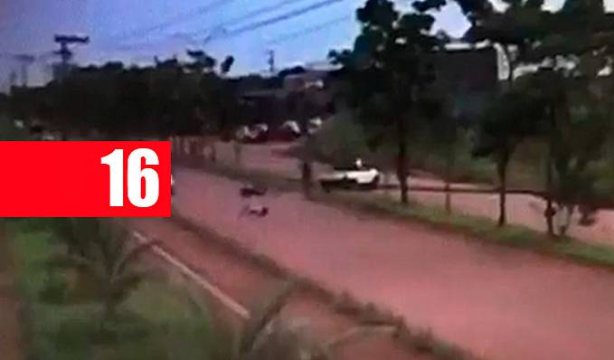 Vídeo mostra exato momento que ciclista morre após colisão na traseira de picape strada na capital - News Rondônia