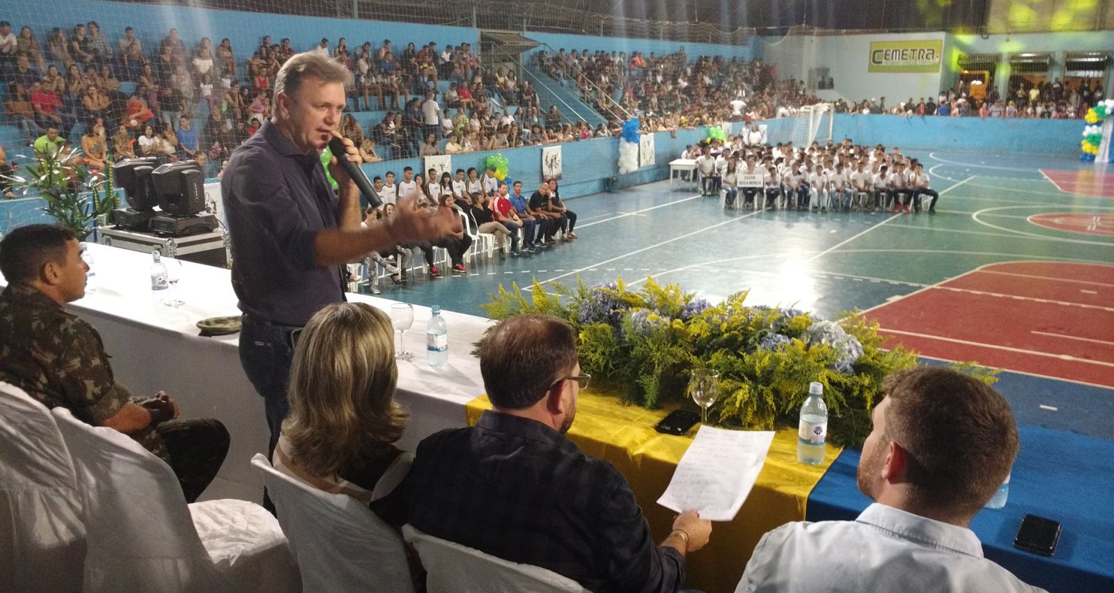 DEPUTADO LUIZINHO GOEBEL PARTICIPA DA ABERTURA DOS JOGOS ESCOLARES DE VILHENA - News Rondônia