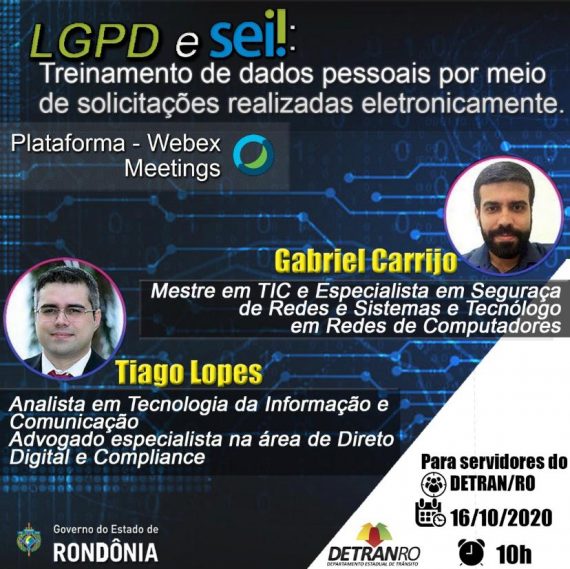 CAPACITAÇÃO Palestra atualiza servidores do Detran em Rondônia sobre a Lei Geral de Proteção de Dados - News Rondônia