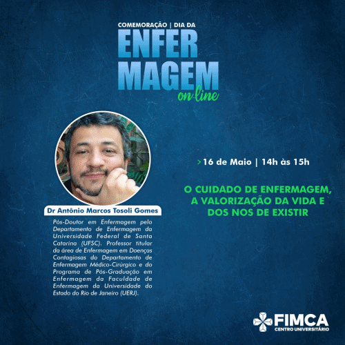 SEMANA DE ENFERMAGEM FIMCA TERÁ PALESTRAS ONLINES NESTE SÁBADO - News Rondônia