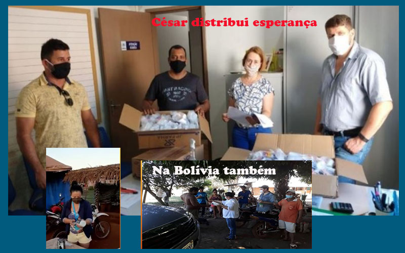 COVID: César Cassol doa centenas de kits de medicamentos aqui, na Bolívia e diz que tratamento precoce salva vidas - News Rondônia