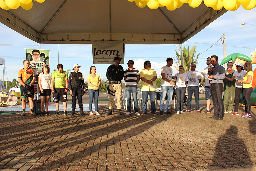 SOLENIDADE DE ABERTURA DO MOVIMENTO MAIO AMARELO É REALIZADA EM PORTO VELHO PELO DETRAN-RO - News Rondônia