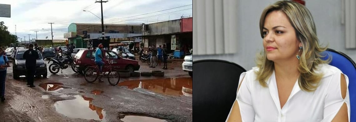 MARCOS FREIRE  ADA DANTAS BUSCA FIM DOS BURACOS NA RUA PETROLINA - News Rondônia