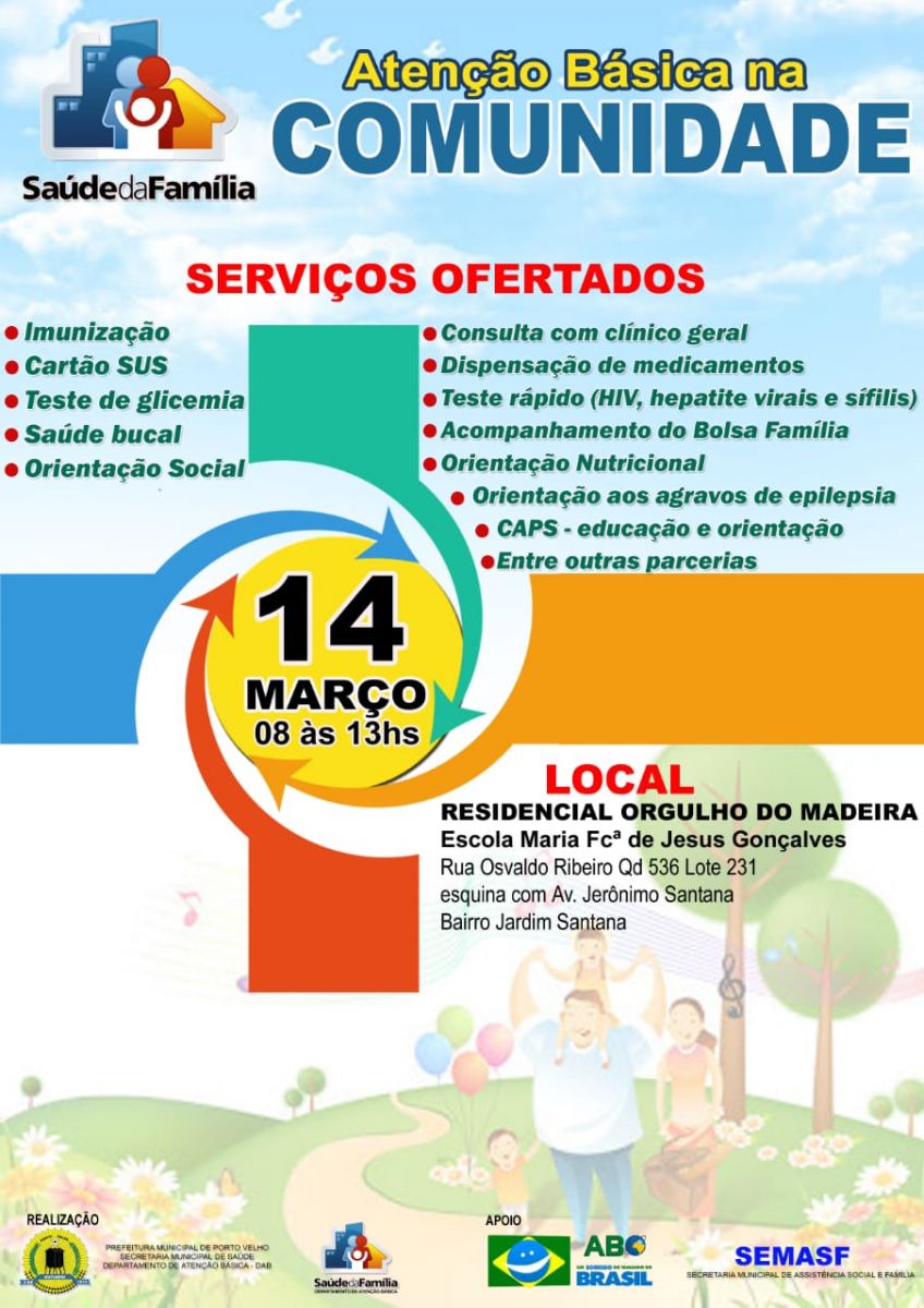 SAÚDE NA COMUNIDADE: PREFEITURA LEVA PROJETO ATENÇÃO BÁSICA NA COMUNIDADE AO JARDIM SANTANA - News Rondônia