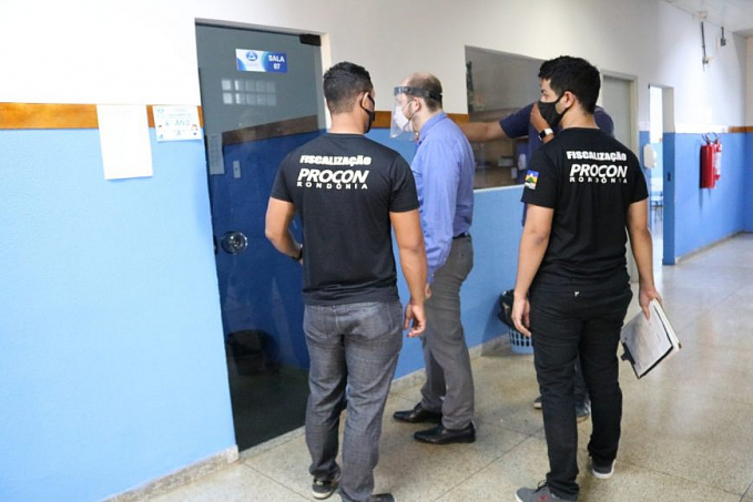 Para garantir cumprimento das normas de segurança, Procon fiscaliza instituições de ensino - News Rondônia