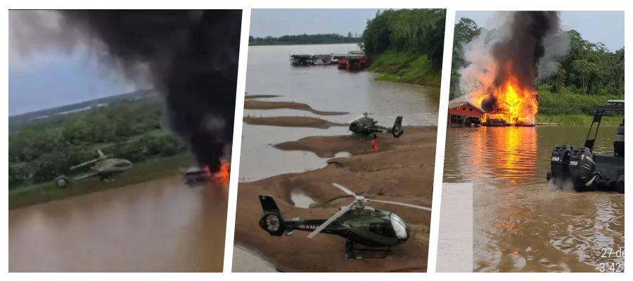 Com operação autorizada pelo vice mourão, parte dos garimpeiros fogem de região bloqueada por dragas no Rio Madeira - News Rondônia