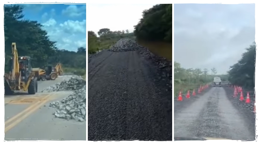 Em obras, KM 540 da BR-364 pode ser liberado na terça, (01) - News Rondônia