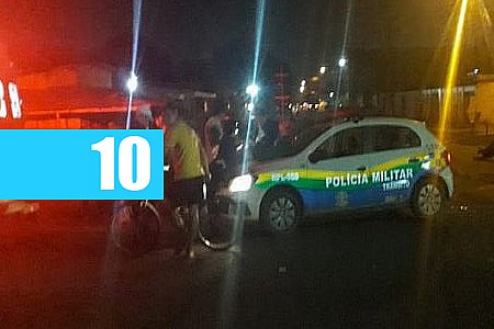 JOVEM FICA COM FRATURA NO PUNHO APÓS ACIDENTE EM CRUZAMENTO - News Rondônia