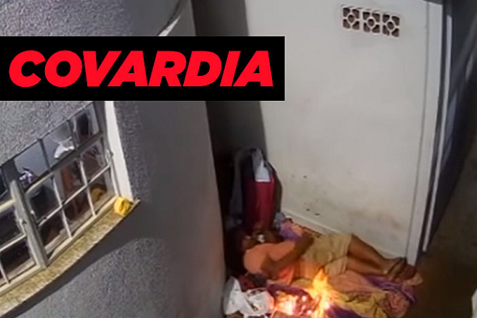 VEJA VÍDEO - Por ciúmes de travesti, homem tenta matar morador de rua queimado - News Rondônia