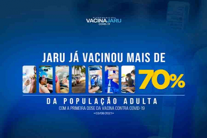 Jaru já imunizou mais de 70% da população adulta com a 1ª dose da vacina contra o Coronavírus - News Rondônia
