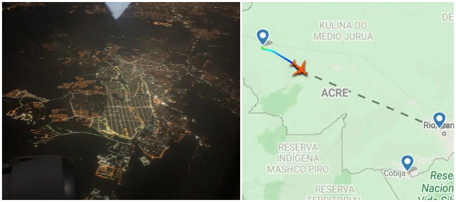 Mau tempo em Rio Branco faz avião da Gol sobrevoar por quase 1 hora a capital; 'foram momentos de horror', declaram passageiros - News Rondônia