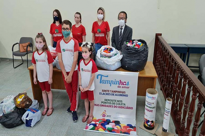 Campanha `Tampinhas de Amor´ recebe adesão de estudantes da comarca de Vilhena - News Rondônia