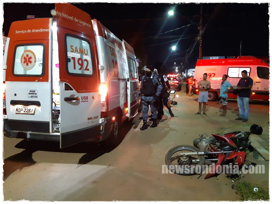 URGENTE: Colisão entre motocicletas deixa dois feridos na zona leste - News Rondônia