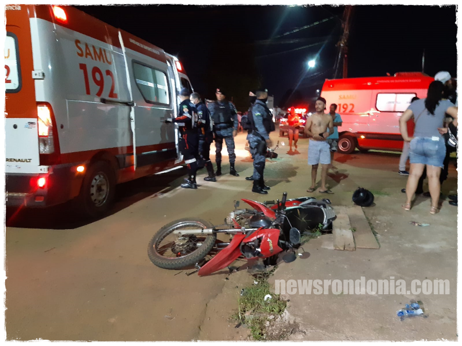 URGENTE: Colisão entre motocicletas deixa dois feridos na zona leste - News Rondônia