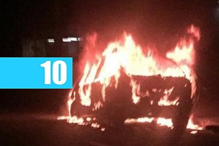 VÍDEO MOSTRA CARRO EM CHAMAS EM AVENIDA DE MANAUS - News Rondônia